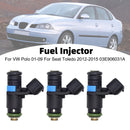 3Pcs Fuel Injector For VW Polo 01-09 For Seat Toledo 2012-2015 03E906031A