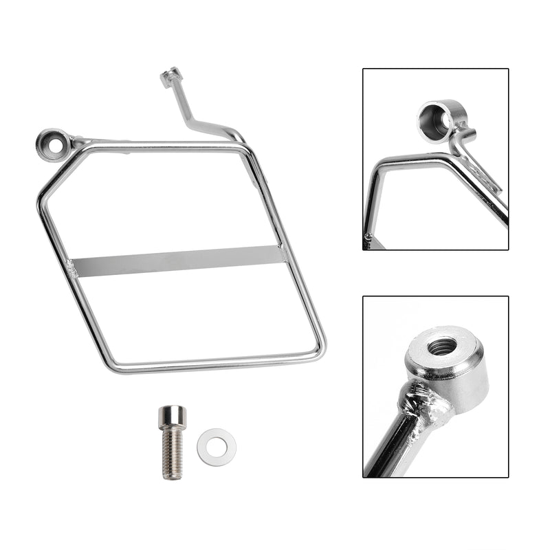 Luggage Rack Side Saddlebag Mount Bracket Left Chrome For Honda Monkey 125 18-24