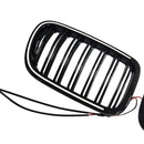 2011-2014 Fit BMW X3 F25 Dual Line Black Front Bumper Kidney Grill Grille