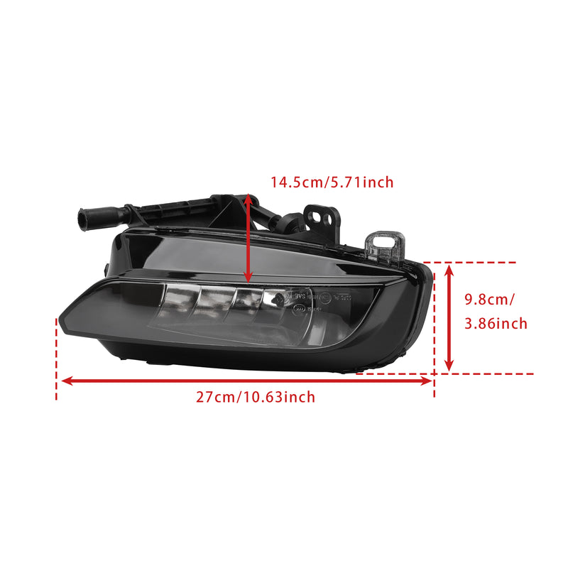 1Pc Front Right Fog Light With Bulbs For Audi A3 Sportback 8V0941700C 15-16