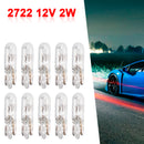 10PCS Instrument Light W2*4.6d 2722 T5 W2W 12V 2W For OSRAM