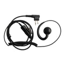 M-018 Small PTT-B6 Curve Hook Earhook Headset For GP2100 CP040 SP21 PRO2150 P080