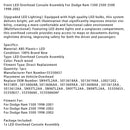 Front LED Overhead Console Peach wood For Dodge Ram 1500 2500 3500 98-02