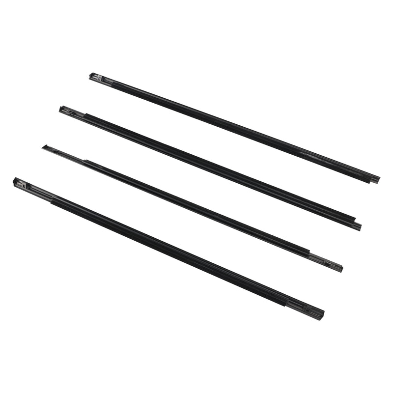 4PCS Window Weather Strip Seal Belt For Nissan X-trail 2001-2007