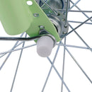 18" Child Bicycle Girls Bike with auxiliary wheels & Rack & Basket Green