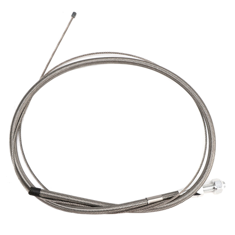 Universal Street Hot Rod Aluminum Gas Pedal 24" SS Throttle Cable & Spring Set