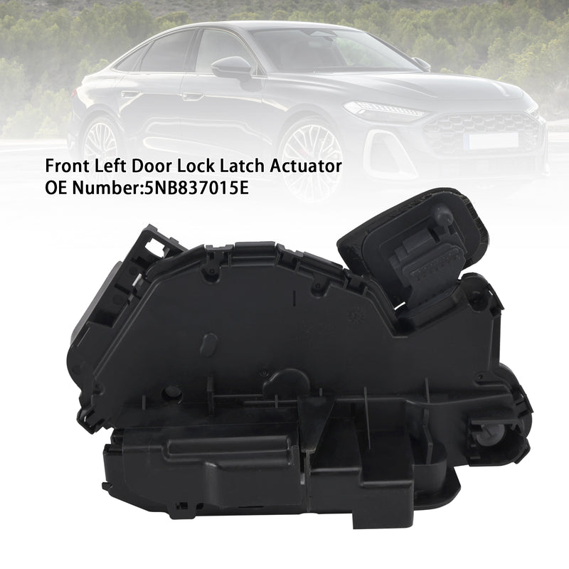 Front Left Door Lock Latch Actuator 5NB837015E For VW Golf 7 Audi Skoda