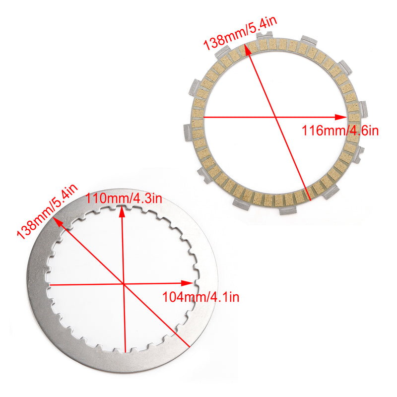 Clutch Friction Plates And Gasket Kit for Kawasaki ER250 Z250 Ninja 250 2013-14