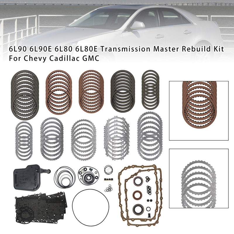 6L90 6L90E 6L80 6L80E Transmission Master Rebuild Kit For Chevy Cadillac GMC