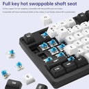 98-Key 2.4G Wireless Bluetooth Three-Mode Mechanical Keyboard RGB Hot-Swappable