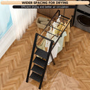Foldable Drying Rack with Non-slip 4 Step Ladder 330lb Clothing Shoes Drying