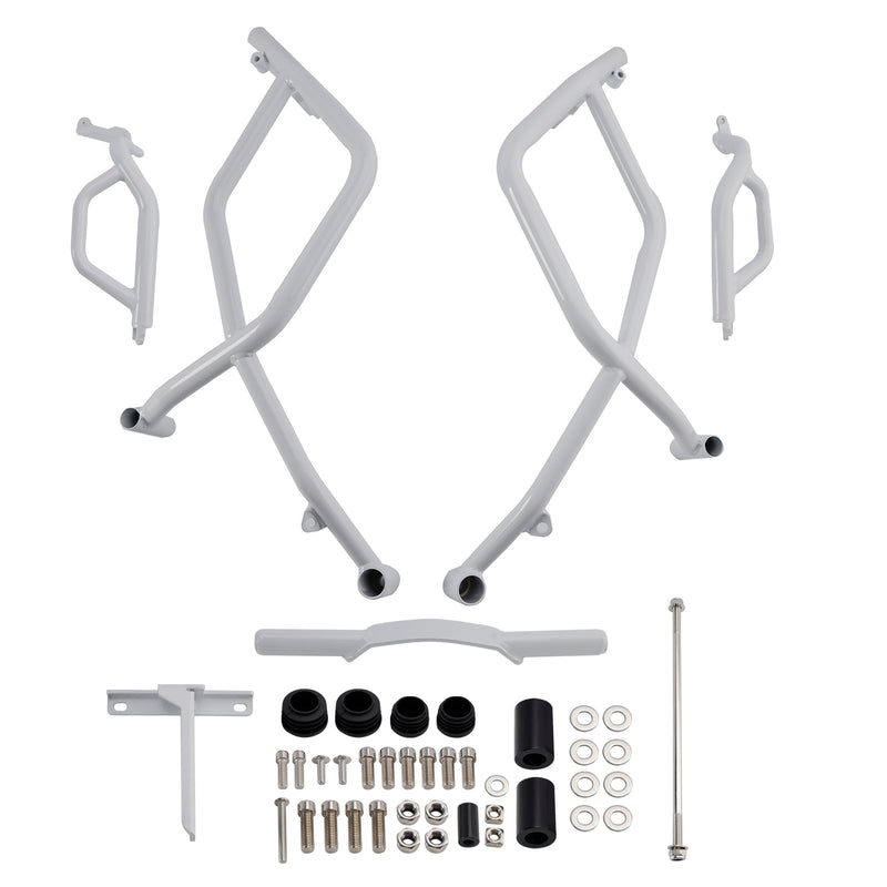 Engine Guard Frame Anti-Crash Bumper Protect White For Du Desertx 2022-2024 23