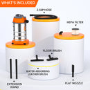 Wet Dry Blow Three Uses 10 Gallon 3200w 8 Peak Hp Stainless Steel Shop Vac Vacuum Cleaner Garage Portable Car Detailing For House Garage Workshop Car
