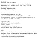 Radiator Fan Control Module For Hyundai Sonata 2.4L 2015-2019 AA1229900050