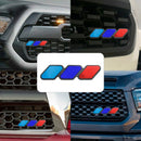 All Year Models Toyota Tacoma TRD Tundra RAV4 Tri-Color Grille Badge Emblem Car Accessories