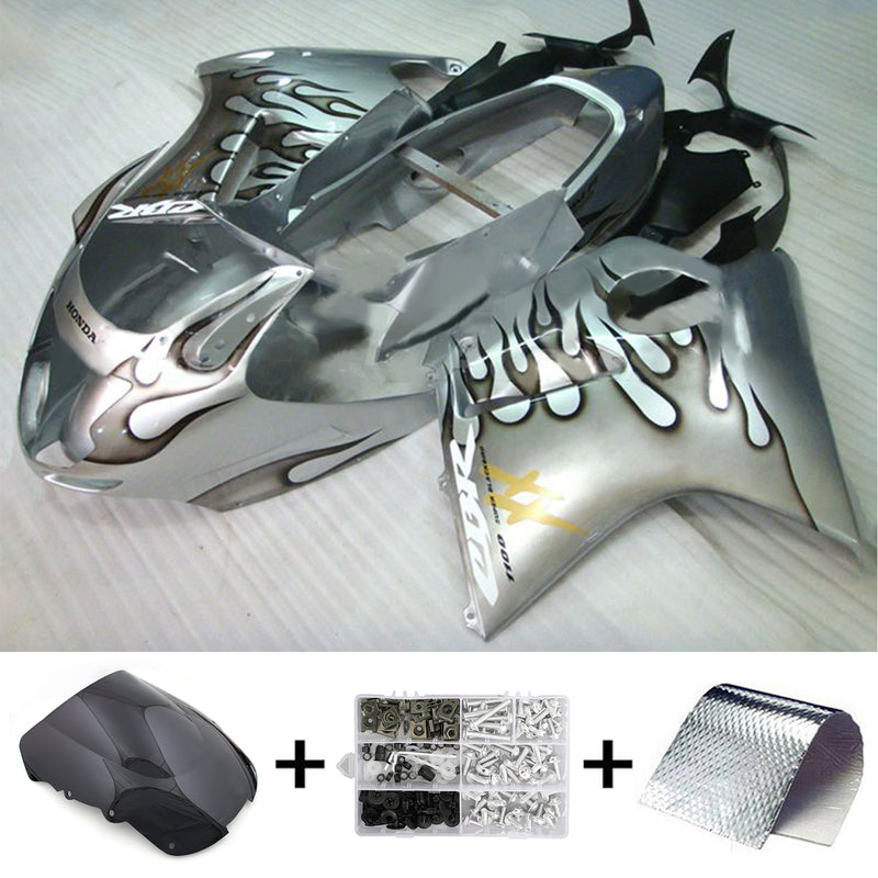 Amotopart Honda CBR1100XX SuperBlackBird 1996-2007 Fairing Kit Bodywork ABS