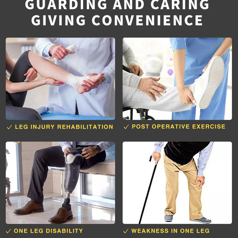 Foldable Knee Scooter Steerable Leg Walker W/Basket Adjusted Height Walking Aid