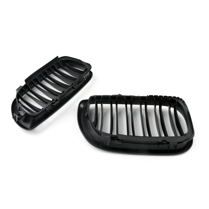 Front Kidney Hood Grille Grill For BMW E46 3 Series 4 Door 2002-2005 Matte Black
