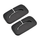 2X Rear Black Seat Belt Bezel 1AP31DX9AA For Jeep Wrangler JK 2011-2018