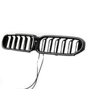 2021-2024 Fit BMW 5 Series G30 G38 Gloss Black Front Kidney Grille Double Slat