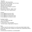 1 Pcs LED Front Right Fog Light For BMW X3 F25 X4 F26 X5 F15 X6 F16 63177317252