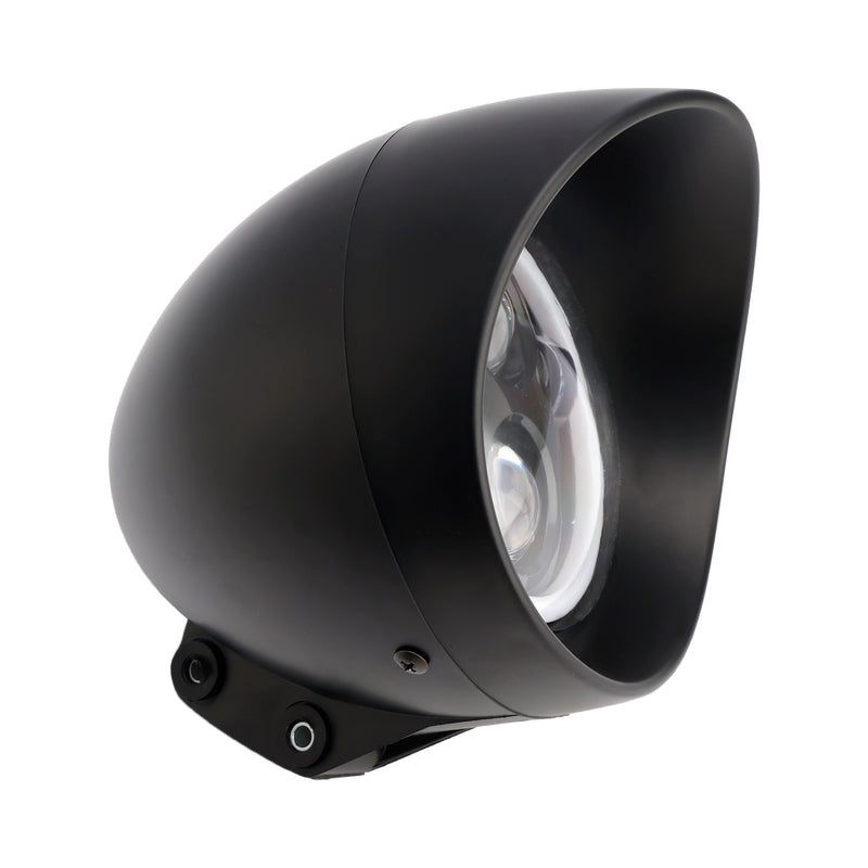 5.75" Motorcycle Spotlight Headlight Fog 4-Bulbs For Motorcycle Scooter Chrome