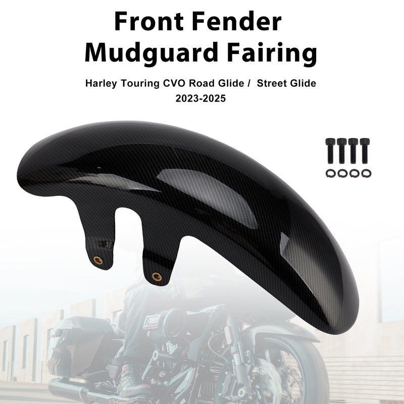Front Fender Mudguard Fairing For Touring CVO Road Glide / Street Glide 23-25