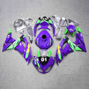 Injection Fairing Kit Bodywork Plastic ABS fit For Kawasaki ZX6R 636 2009-2012