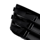 2PCS Front Fog Light Grill Lower Bumper Grille Fit AUDI A4 B9 2016-2018