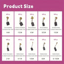 40Pcs 10 Sizes Electric Motor Carbon Brushes Replacement For Power Tool