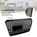 2012-2015 Audi A7/S7 RS7 Style Honeycomb Mesh Front Grill Grille Black