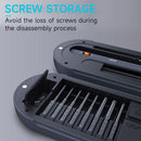 30 Magnetic Drill Bits Electric Torque 0.35N.m Electronic Products Cell Phone Camera Laptop Watch Repair Tool Magnetic Storage Rechargeable Electric Screwdriver 360° Shadowless Built-in LED Lights Mini Electric Screwdriver