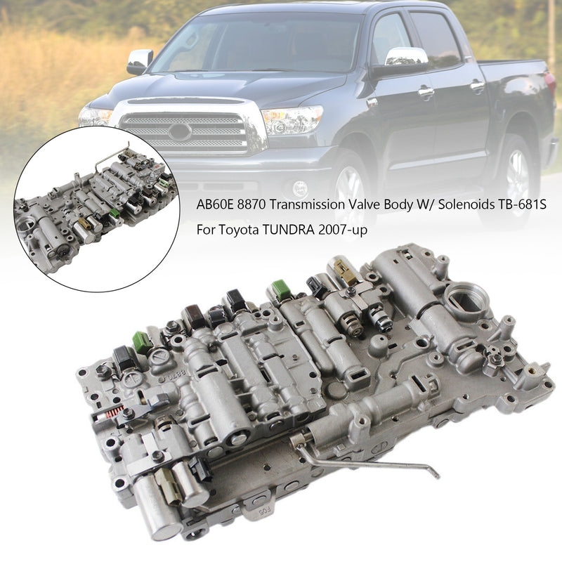 AB60E 8870 Transmission Valve Body W/ Solenoids TB-681S For Toyota TUNDRA 2007-