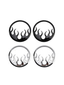 Flame Speaker Grills Accent Trim Cover For Touring Electra Glide Ultra Classic