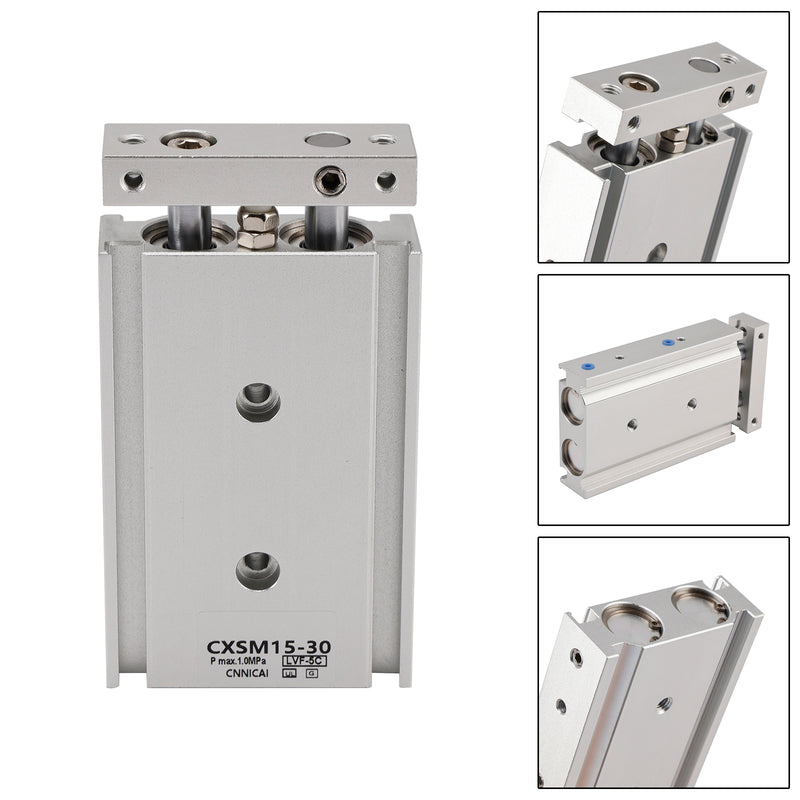 SMC CXSM15-30 Air Cylinder Pneumatic Dual Rod Cylinder Double Acting