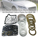 02E DQ250 Transmission Master Rebuild Kit Overhaul Clutch Plates For Audi VW