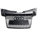 Audi TT TTS 2006-2014 RS Style Front Honeycomb Grille Grill Gloss Black