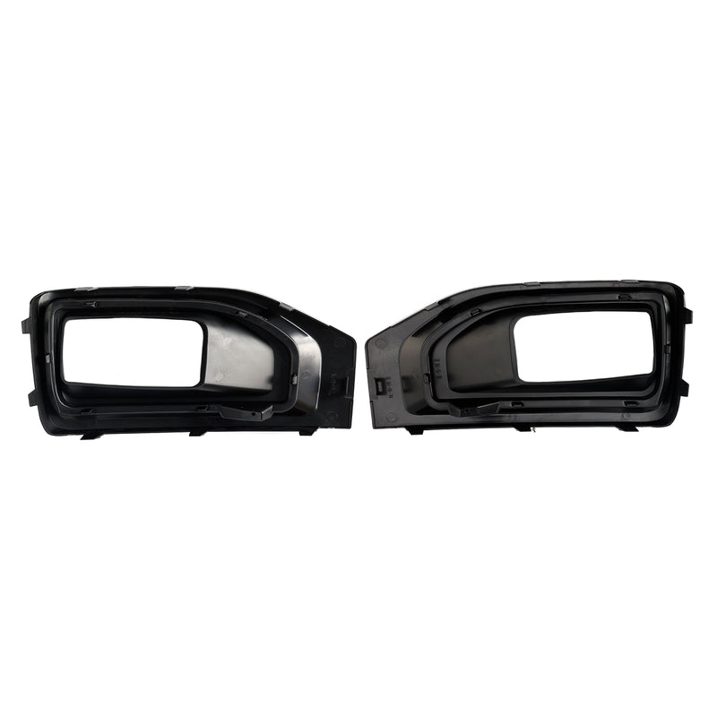 Fog Light Lamp Cover Gloss Black Trim Pair For GMC Yukon / Yukon XL 2015-2020