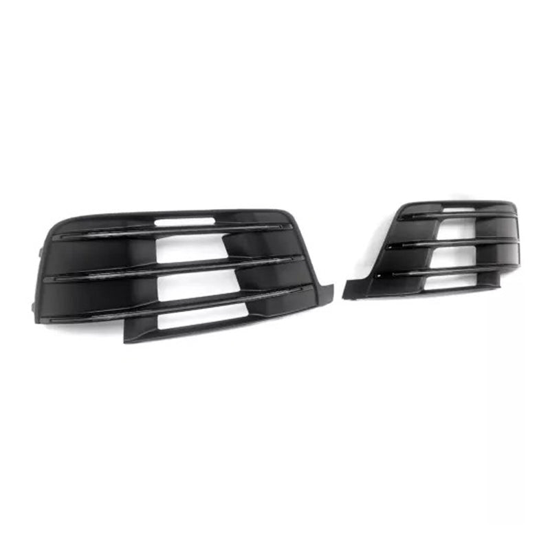 2X Original Car Front Bumper Fog Light Grilles For Audi Q7 S-Line 2016-2019