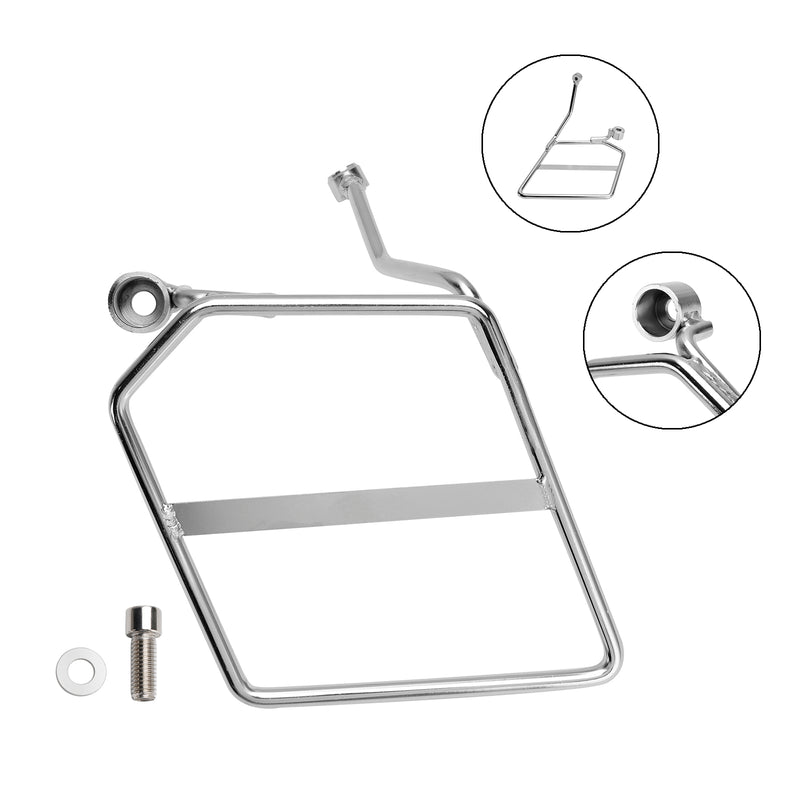 Luggage Rack Side Saddlebag Mount Bracket Left Chrome For Honda Monkey 125 18-24