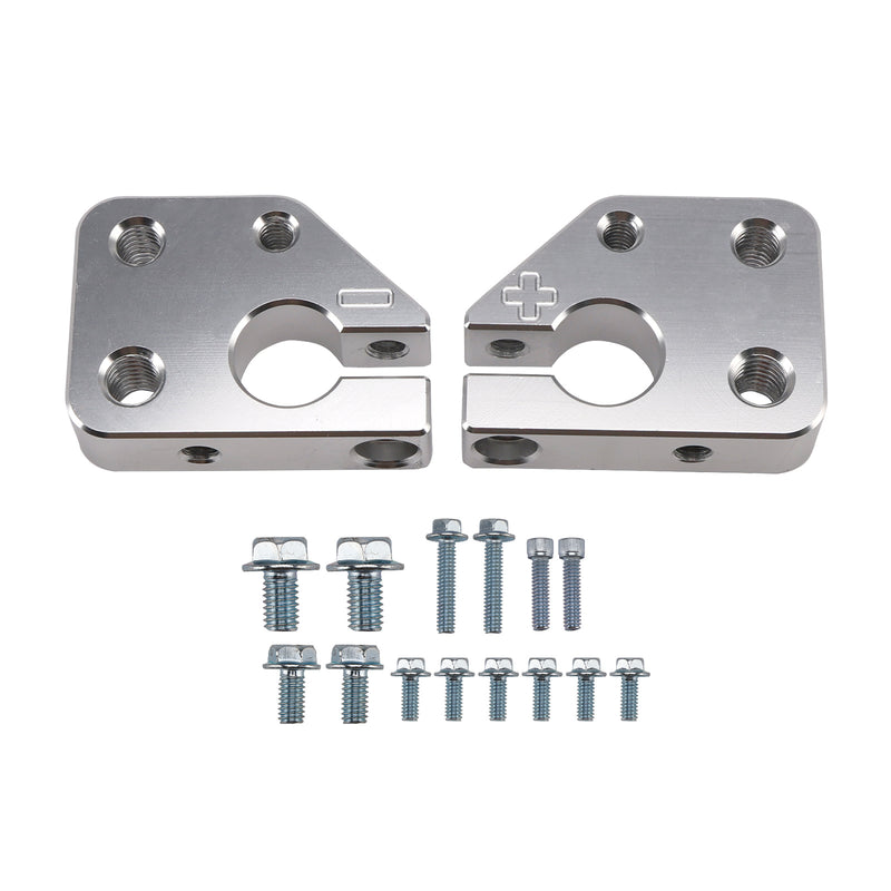 74098 Battery Terminal Multi Power Block Silver