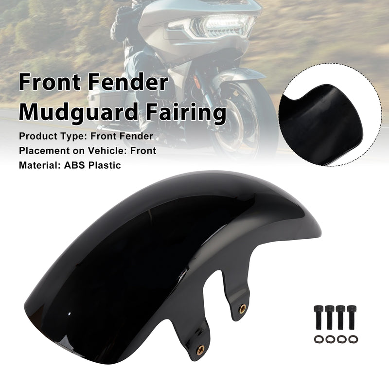 Front Fender Mudguard Fairing For Touring CVO Road Glide / Street Glide 23-25