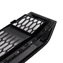 2PCS Fog Light Cover Grille Grill Fit AUDI A4 B9 S-Line S4 2016-2018
