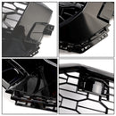 RSQ8 Style Gloss Black Front Honeycomb Mesh Grille Fit Audi Q8/SQ8 2019-2023