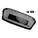 RS5 Style Sport Front Honeycomb Grille Grill Fit Audi A5 S5 B9 2017-2019