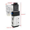 4V210-08 5 Way 2 Position Ac 220V Pneumatic Electric Solenoid Air Valve