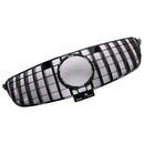 GT Style Front Bumper Grille Grill Fit Mercedes Benz GLE-Class W166 2015-2018