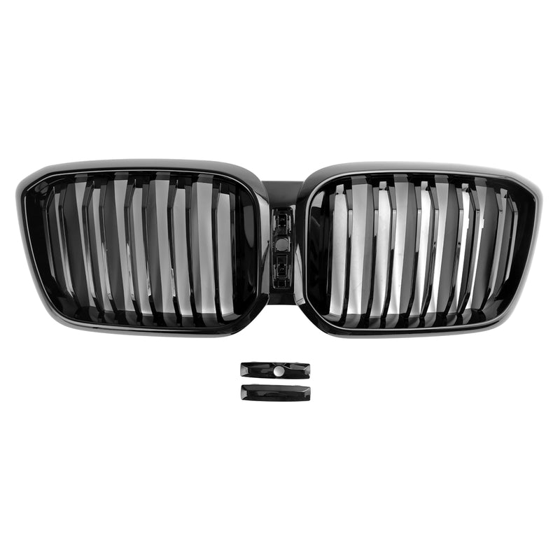 BMW X3 X4 G01 G02 2022 2023 Gloss Black Front Kidney Grill Grille