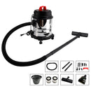 5 Gallon Steel Stainless Wet/Dry Canister Vac Shop Vacuum Cleaner 1800W