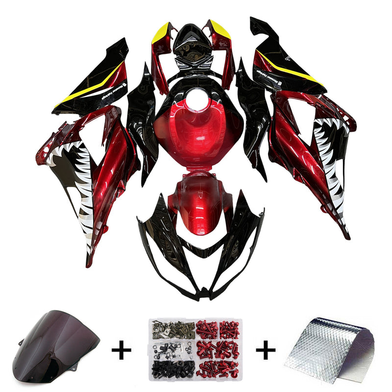 Injection Fairing Kit Bodywork Plastic ABS fit For Kawasaki ZX6R 636 2013-2018